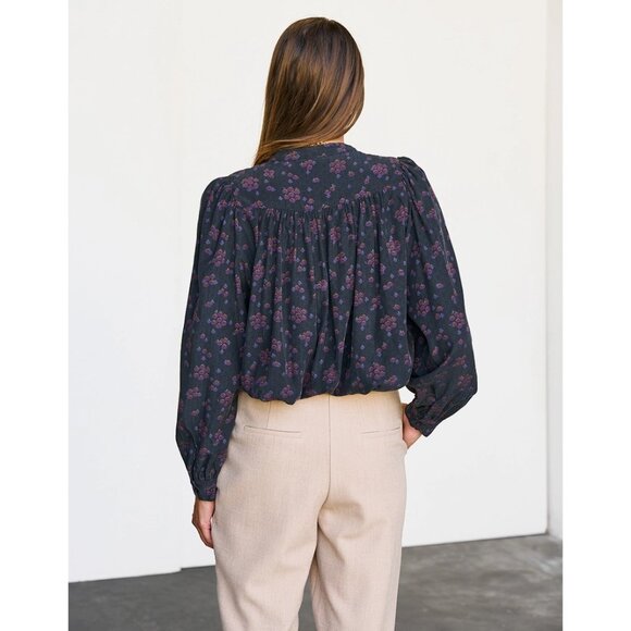 Sessùn Leonce Blouse in Noche Alda - Picture 4 of 14